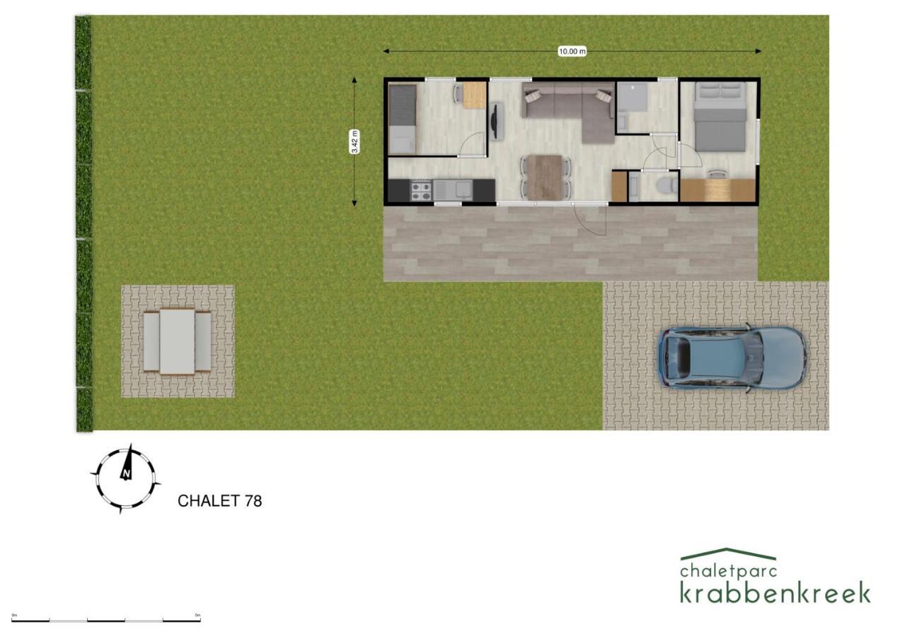 Chaletparc Krabbenkreek Zeeland - Chalet 78 Sint Annaland Zewnętrze zdjęcie